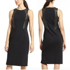 ATHLETA black ponte night on the town dress